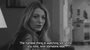 the hardest thing ..
