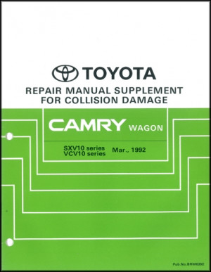 1992 1996 Toyota Camry Wagon Body Collision Repair Shop Manual