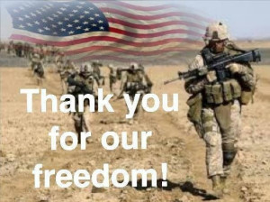 GOD BLESS OUR TROOPS ...