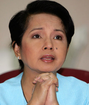 Gloria Macapagal Arroyo, President of the Philippines, vowing to crack ...