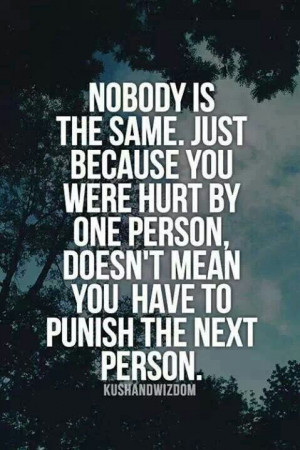 Not everyone is the same