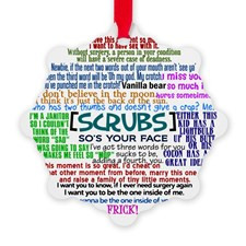 Funny Scrubs Quotes Snowflake Ornament for