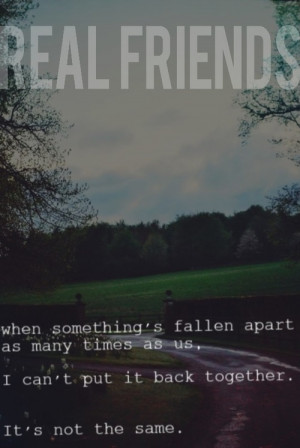 Real Friends Band Quotes Tumblr...