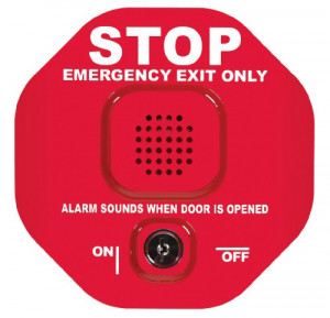 ... , Helps Prevent Unauthorized Exits or Entries Through Emergency Doors