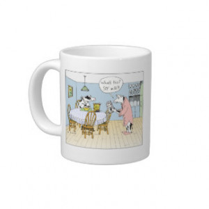 Soy Milk Funny Cows Cartoon Jumbo Mug