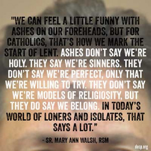 Ashes Don’t Say We’re Holy - Happy Ash Wednesday