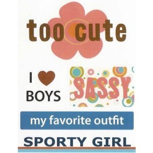 too cute teen girl sayings stickers kids stickers scrapbooking s
