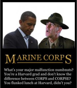 Surprised? Famous Marine Drill Instructor is NOT a Fan of Obama