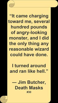 Dresden Files Quote More