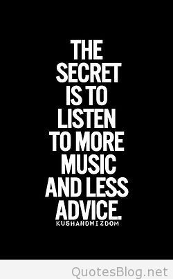 Listen to more music quote