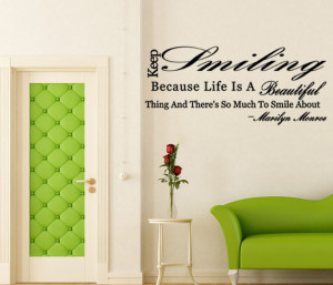 English KEEP SMILING inspirational sayings English classroom layout ...