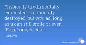 QUOTES EMOTIONALLY EXHAUSTED