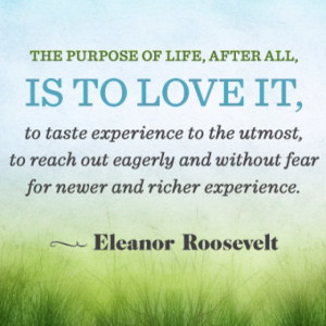Life. Eleanor Roosevelt.