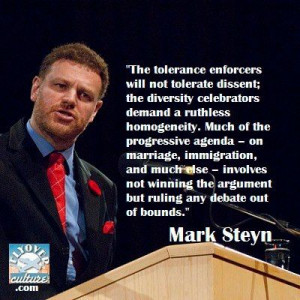 Mark Steyn quote -great quote, and I'll admit, I just like looking at ...