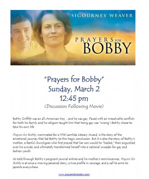 Movie Quot Prayers For Bobby