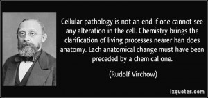 see any alteration in the cell. Chemistry brings the clarification ...