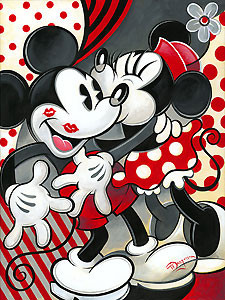 Tim Rogerson - Mickey Mouse - Hugs and Kisses - Minnie - Original