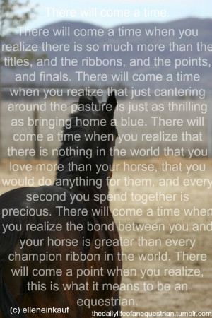 horse quotes inspirational | there comes a point horse riding pony ...