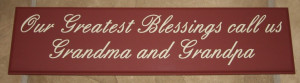 Our greatest blessings call us grandma and grandpa