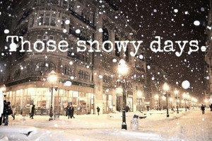 Winter Quotes And Sayings Snowy days winter quotes
