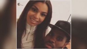 ... turtleneck mini-dress with boyfriend Jason Derulo at pre-Super Bowl ba