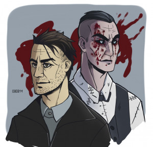 Ed Gein and Eddie Gluskin by Kvezal