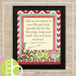 Take Inventory of Your Life Printable