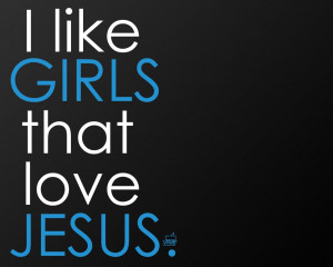 Like Girls that Love Jesus Papel de Parede Imagem