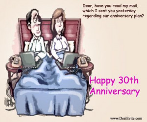 ... love can be expressed by a gadget to surprise. Happy 30th #Anniversary