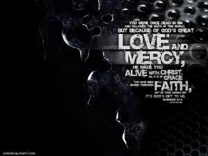 Love and Mercy – Ephesians 21.8 Papel de Parede Imagem