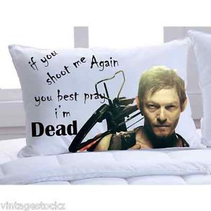 Details about Daryl Dixon Walking Dead Norman Reedus Quotes Pillow ...