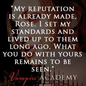 love this quote from vampire academy