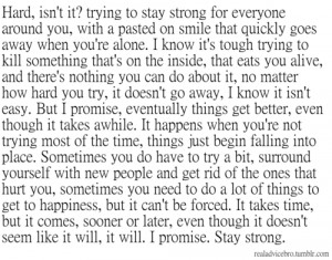 Trying To Stay Strong Quotes Tumblr Stay strong