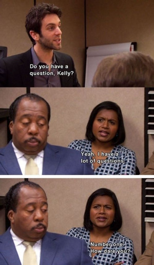 ... And Forth, Kelly Kapoor Quotes, Kelly The Office, Mindy Kale Funny