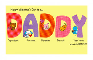 To My Wonderful Daddy! Valentine's Day Printable Cards