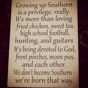 Praise God I was born in the South!!