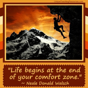 Famous Motivational Quotes - Life begins at the end of your comfort ...