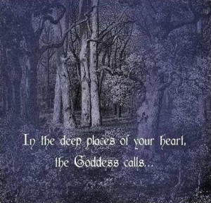 The Goddess is found in the act of naming that ineffable sense of the ...