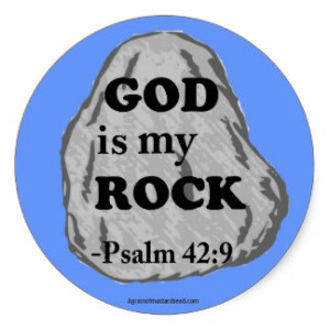 Christian Quotes Round Sticker