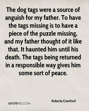 Daughter Missing Father Quotes To have the tags missing is to