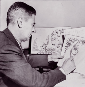 ... his children’s books written under the pen names Dr. Seuss, Theo