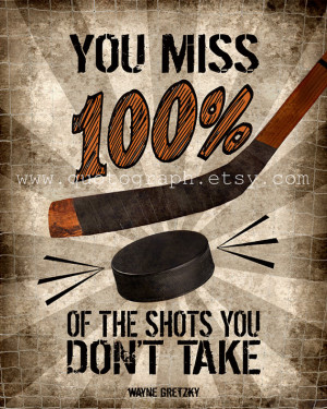 Wayne Gretzky Hockey Quote - photo print - Poster Wall Art Textured ...