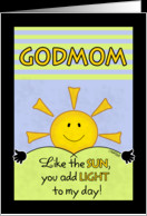 Happy Birthday to Godmom/Godmother-Add Light to My Day card - Product ...