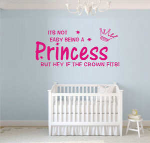 Free-Shipping-Its-Not-Easy-Being-A-Princess-Romantic-Warmly-Quotes ...