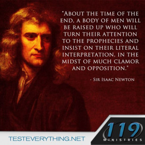 Quote du Jour - Sir Isaac Newton
