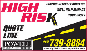 Powell Insurance High Risk Quote Line - Ads