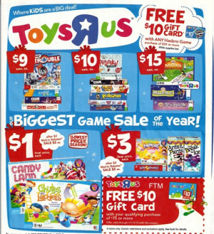 Beginning tomorrow (November 7, 2010), Toys “R” Us is offering a $ ...