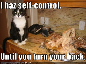 haz self-control.