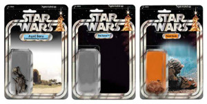 Alderaan destruido, un montón de rocas, por supuesto.