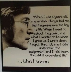 Details about Inspirational quote the Beatles John Lennon refrigerator ...